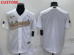 Washington Nationals Custom White 2022 All Star Stitched Cool Base Nike Jersey