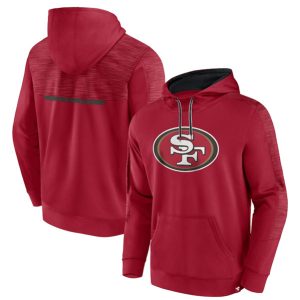 San Francisco 49ers Scarlet Defender Evo Pullover Hoodie
