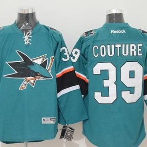 Sharks #39 Logan Couture Teal Stitched Jersey