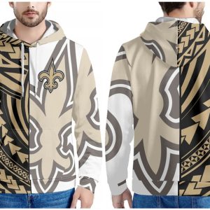 New Orleans Saints Black Gold Pullover Hoodie