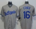 Dodgers #16 Andre Ethier Grey New Cool Base Stitched Jersey