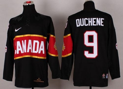 Olympic 2014 CA. #9 Matt Duchene Black Stitched Jersey