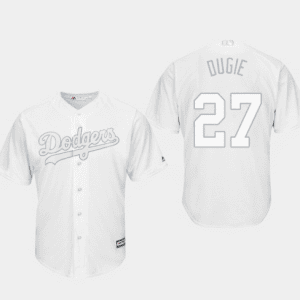 Los Angeles Dodgers #27 Alex Verdugo Majestic White 2019 Players' Weekend Stitched Jersey