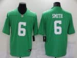 Philadelphia Eagles #6 DeVonta Smith Green Throwback Vapor Untouchable Limited Stitched Football Jersey