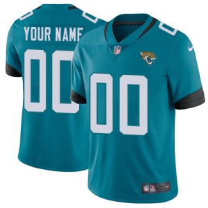 Jacksonville Jaguars Customized Teal Green Team Color Vapor Untouchable Limited Stitched NFL Jersey