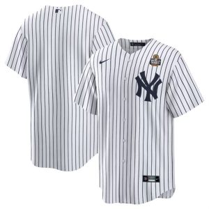 New York Yankees Blank White 2024 World Series Cool Base Stitched Jersey