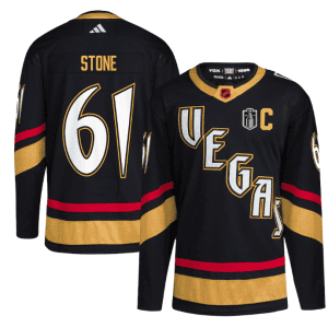Vegas Golden Knights #61 Mark Stone Black 2023 Stanley Cup Final Stitched Jersey