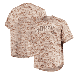 San Diego Padres Blank Camo Majestic Team Cool Base Stitched Jersey