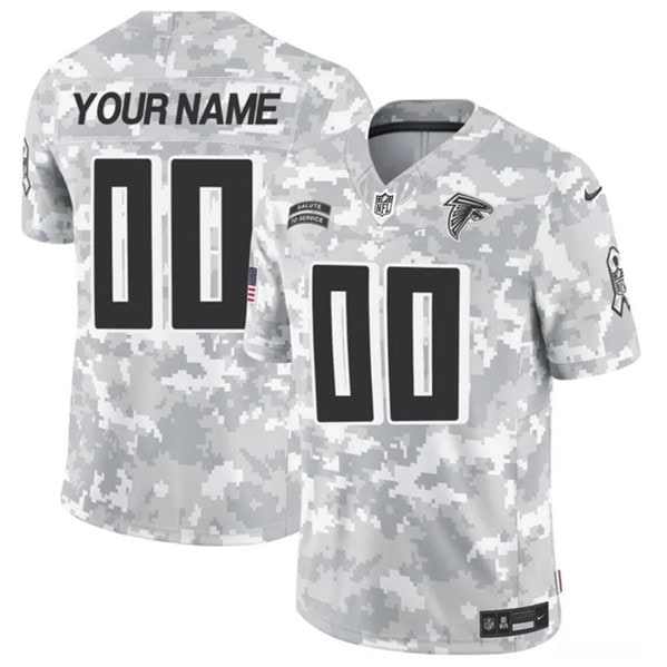 Atlanta Falcons Custom 2024 F.U.S.E Arctic Camo Salute To Service Limited Stitched Jersey