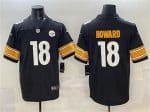 Pittsburgh Steelers #18 Will Howard Black 2025 Vapor Limited Football Stitched Jersey