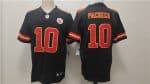 Kansas City Chiefs #10 Isiah Pacheco Black F.U.S.E. Vapor Untouchable Limited Stitched Jersey