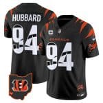 Cincinnati Bengals #94 Sam Hubbard Black F.U.S.E. With 2-Star C Patch Special Vapor Untouchable Limited Stitched Jersey
