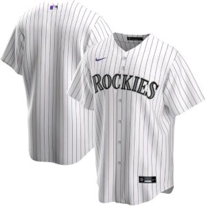 Colorado Rockies White Cool Base Stitched Jersey