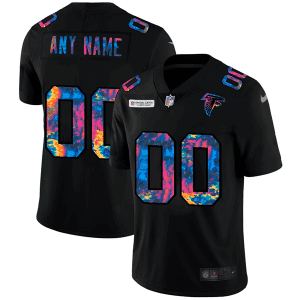 Atlanta Falcons Customized 2020 Black Crucial Catch Limited Stitched NFL Jersey