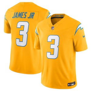 Los Angeles Chargers #3 Derwin James Jr. Gold 2025 F.U.S.E. Alternate Vapor Limited Stitched Jersey