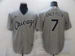 Chicago White Sox #7 Tim Anderson Grey Cool Base Stitched Jersey