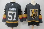 Vegas Golden Knights #57 David Perron Grey Stitched Adidas Jersey