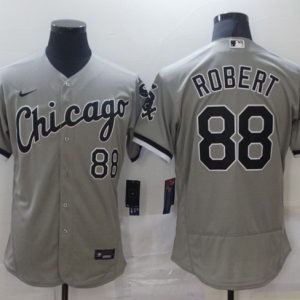 Chicago White Sox #88 Luis Rober Gray Flex Base Stitched Jersey