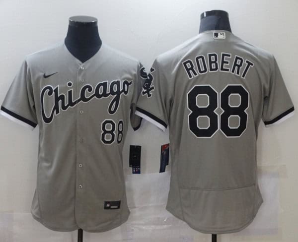 Chicago White Sox #88 Luis Rober Gray Flex Base Stitched Jersey