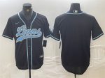 Detroit Lions Blank Black Cool Base Stitched Jersey
