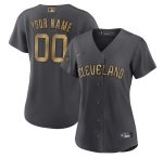 Cleveland Guardians ACTIVE PLAYER Custom 2022 All-Star Charcoal Stitched Baseball Jersey