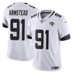 Jacksonville Jaguars #91 Arik Armstead White Vapor Untouchable Limited Stitched Jersey