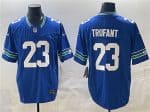 Seattle Seahawks #23 Marcus Trufant Royal 2024 F.U.S.E. Throwback Vapor Limited Football Stitched Jersey