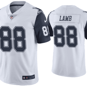 Dallas Cowboys #88 CeeDee Lamb White Color Rush Stitched Jersey