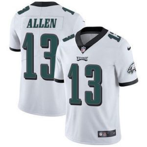 Philadelphia Eagles #13 Devon Allen White Vapor Untouchable Limited Stitched Jersey