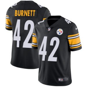 Pittsburgh Steelers #42 Morgan Burnett Black Vapor Untouchable Limited Stitched Jersey