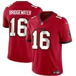 Tampa Bay Buccaneers #16 Teddy Bridgewater Red Vapor Limited Football Stitched Jersey