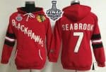 Chicago Blackhawks #7 Brent Seabrook Red Old Time Heidi 2015 Stanley Cup NHL Hoodie