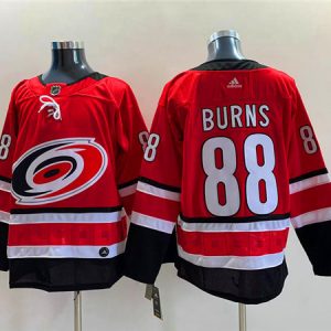 Carolina Hurricanes #88 Brent Burns Red Stitched Jersey