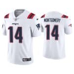 New England Patriots #14 Ty Montgomery White Vapor Untouchable Limited Stitched Jersey