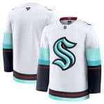 Seattle Kraken Blank White 2024-25 Away Stitched Jersey