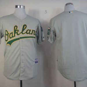 Athletics Blank Grey Cool Base Stitched Jersey