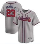 Atlanta Braves #23 Michael Harris II Gray 2024 Away Limited Stitched Jersey