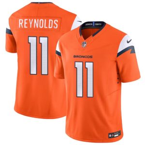 Denver Broncos #11 Josh Reynolds Orange 2024 F.U.S.E. Vapor Limited Stitched Jersey