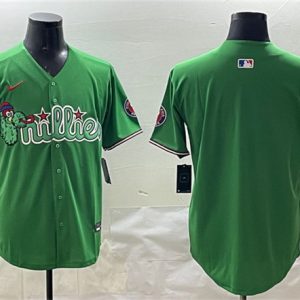 Philadelphia Phillies Blank Green Phanatic Limited Stitched Jersey
