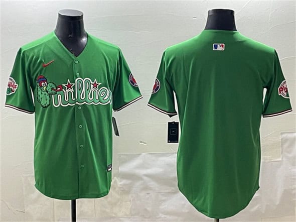 Philadelphia Phillies Blank Green Phanatic Limited Stitched Jersey
