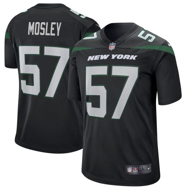 New York Jets #57 C.J. Mosley Black Stitched Jersey