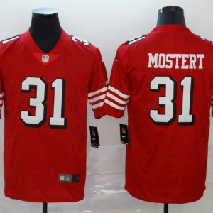 San Francisco 49ers #31 Raheem Mostert New Red Vapor Untouchable Limited Stitched Jersey