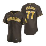 San Diego Padres #77 C.J. Abrams Brown Flex Base Stitched Baseball Jersey
