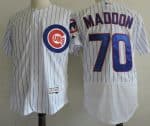 Cubs #70 Joe Maddon White Flexbase Authentic Collection Stitched Jersey