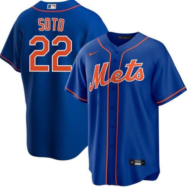 New York Mets #22 Juan Soto Royal 2024 Cool Base Limited Stitched Jersey