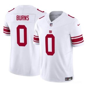 New York Giants #0 Brian Burns White 2023 F.U.S.E. Vapor Untouchable Limited Stitched Jersey