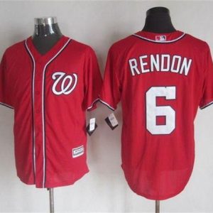 Nationals #6 Anthony Rendon Red New Cool Base Stitched Jersey