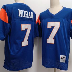 Blue Mountain State #7 Alex Moran Blue Stitched Jersey