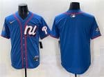 National League Philadelphia Phillies Blank Blue 2025 All-Star Edition Limited Stitched Jersey