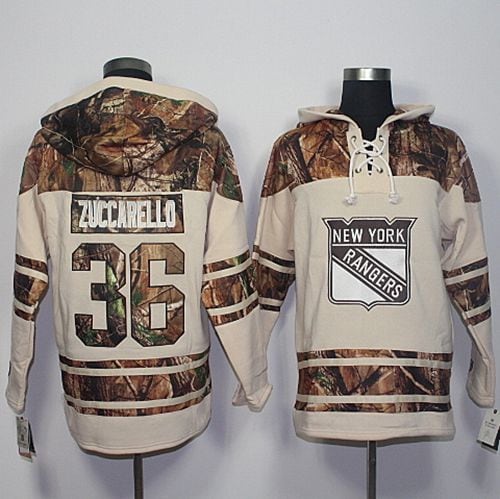 Rangers #36 Mats Zuccarello Cream Camo Stitched Jersey